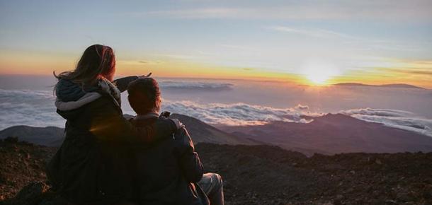 Teleférico al atardecer