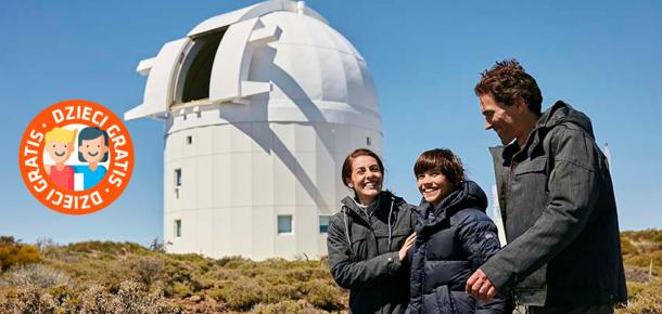 Dzienna wizyta z przewodnikiem po Obserwatorium na Teide