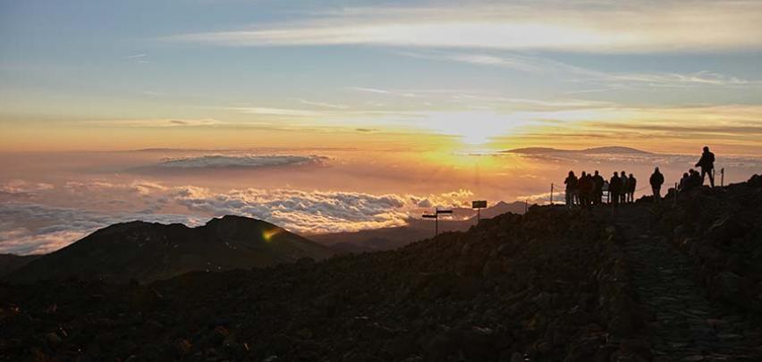 Teleférico al atardecer