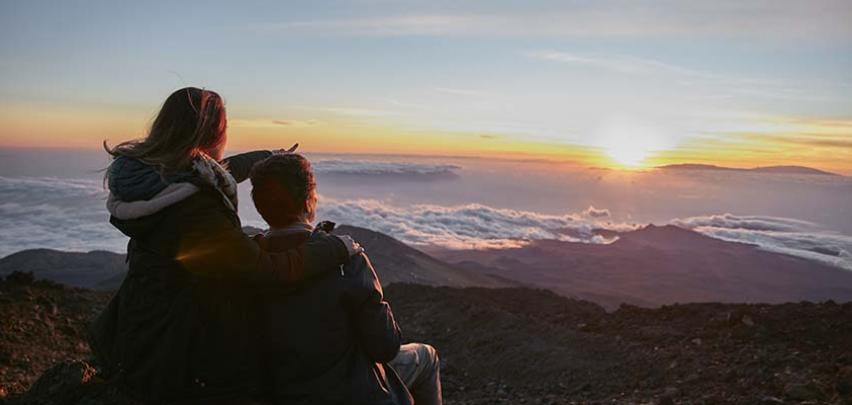 Teleférico al atardecer