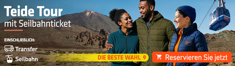Ausflug auf den Teide mit der Seilbahn