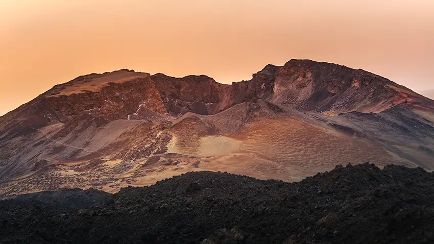 Ausblick vom Aussichtspunkt von Pico Viejo auf dem Teide