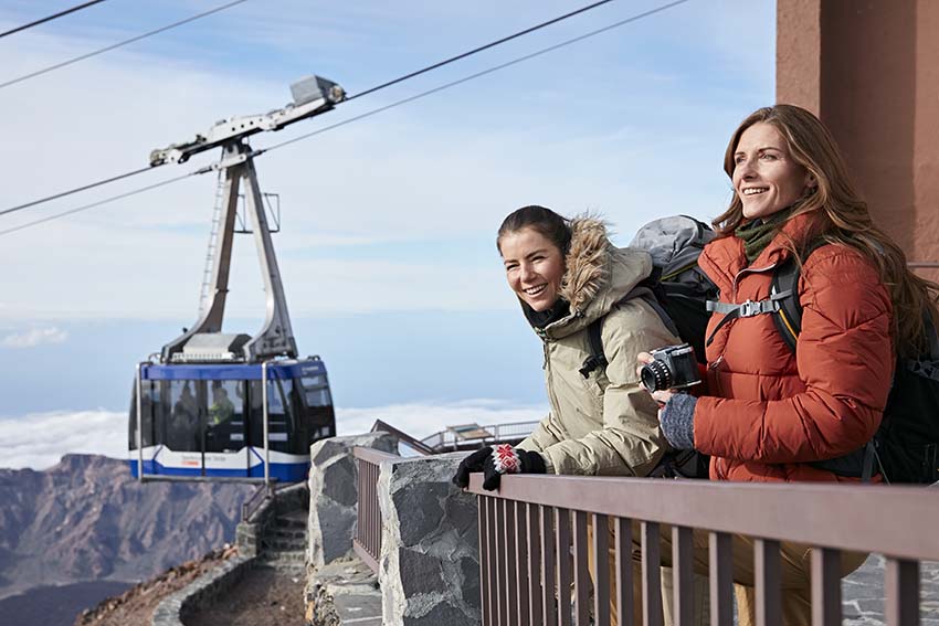 El Teide top beklimmen: kabelbaan