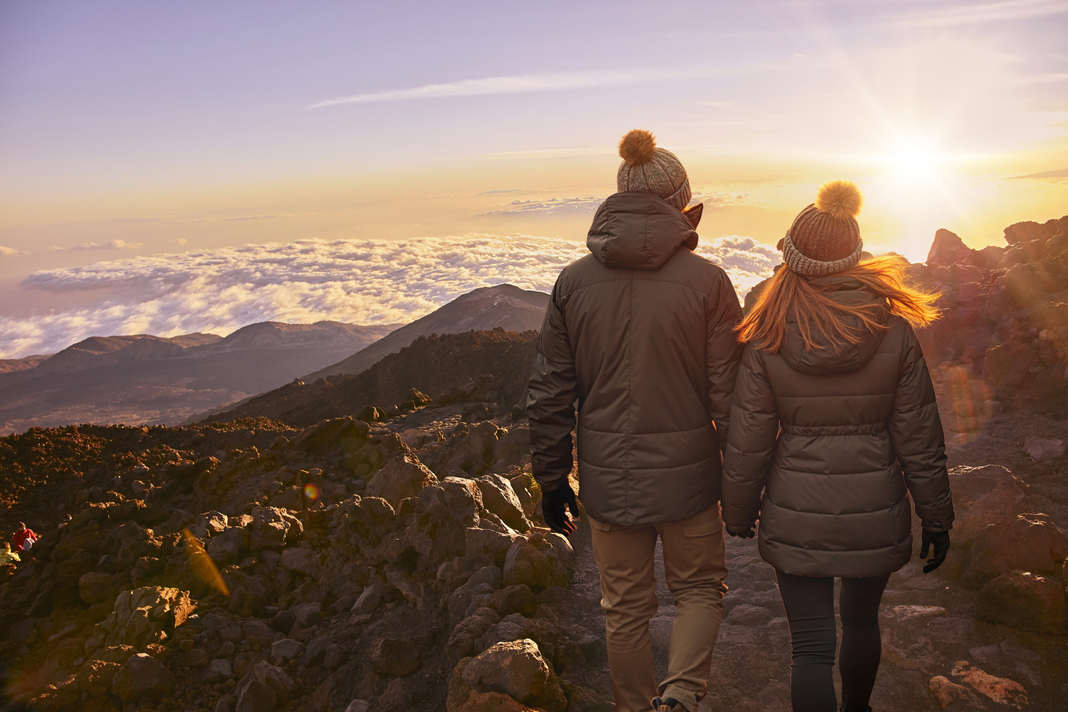 Trails to visit Mount Teide