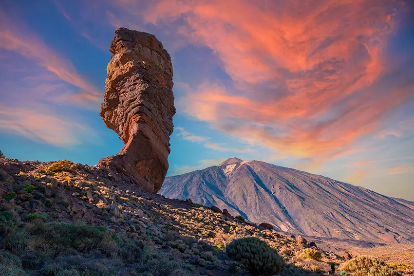 Aufnahme von Roques de García auf dem Teide