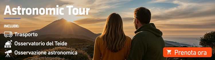 Escursione sul Teide con visita dell'Osservatorio e osservazione delle stelle