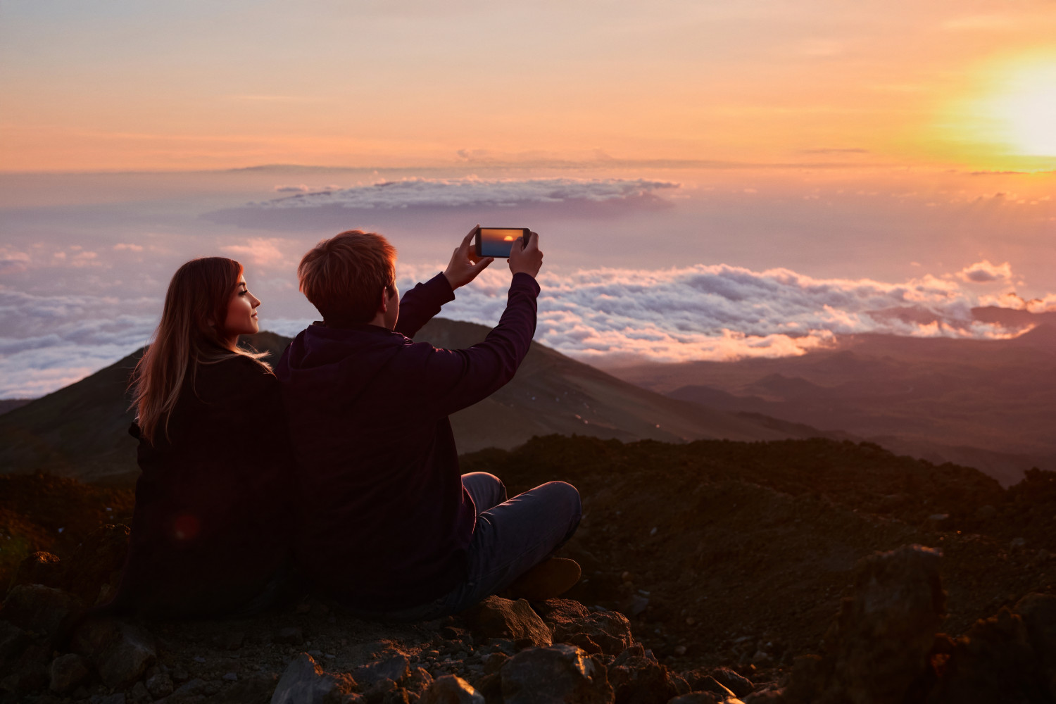 C&oacute;mo subir al pico del Teide: atardecer